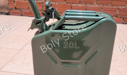 Bidón metálico tipo Jerry Can de 20 litros color verde - Boly Store Bolivia - Vista 1